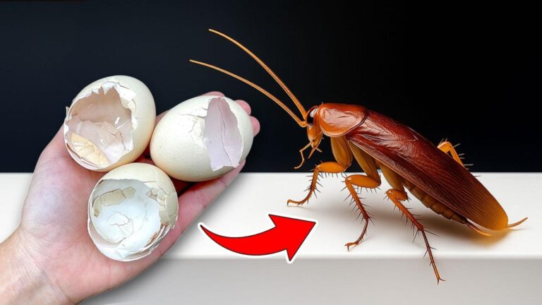 Ein alter Trick entfernt Kakerlaken mit Eierschalen – so einfach und effektiv…