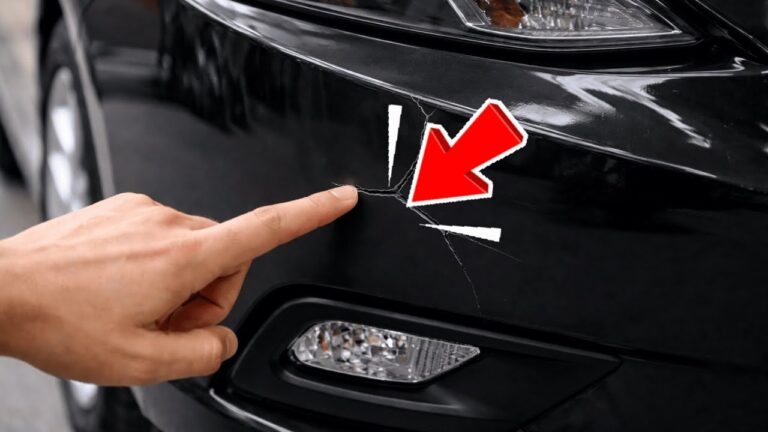Entdecke 5 Geheimtipps, um Risse im Auto-Stoßfänger endlich loszuwerden!