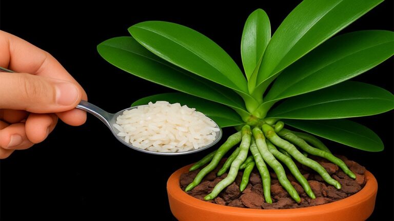 Mit nur 1 Teelöffel blüht deine Orchidee wie nie zuvor! Entdecke das Geheimnis!