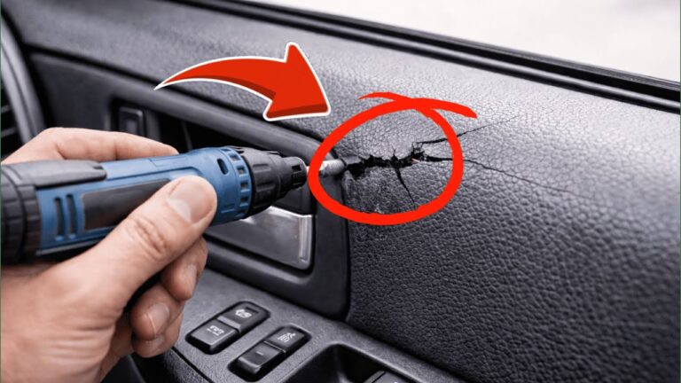 5 einfache Schritte zur dauerhaften Reparatur eines rissigen Armaturenbretts