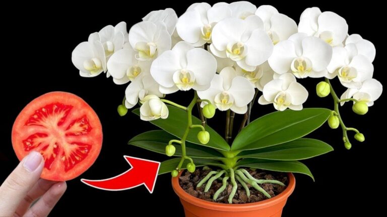 1 Tomatenscheibe für ganzjährig blühende Orchideen – So klappt’s!