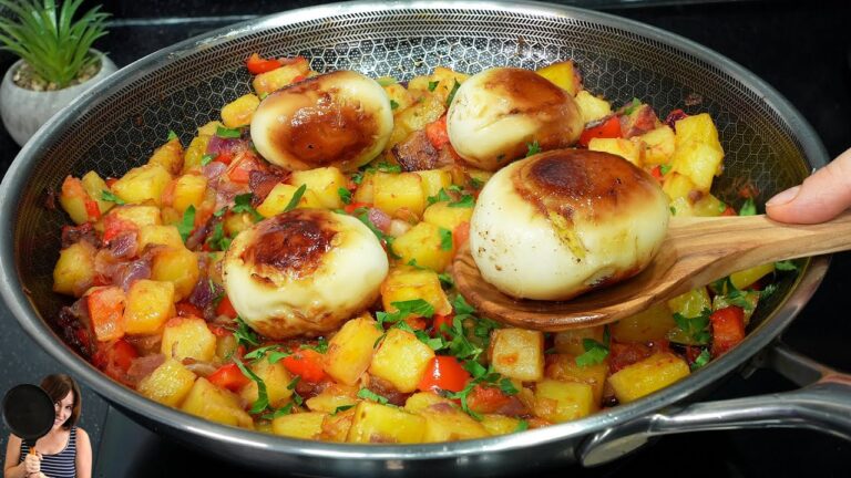 3 Kartoffeln und 4 Eier: So zauberst du ein schnelles, leckeres Gericht!