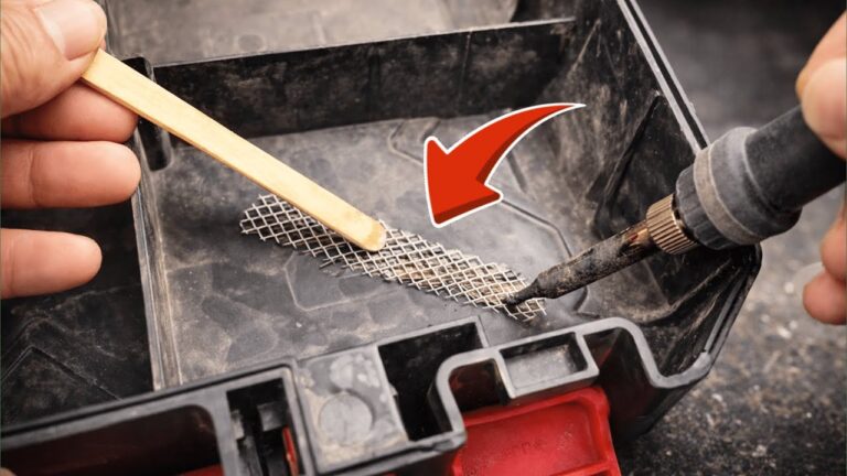 Repariere kaputtes Plastik mit 5 Geheimnissen der Stahldrahtgewebe-Technik!