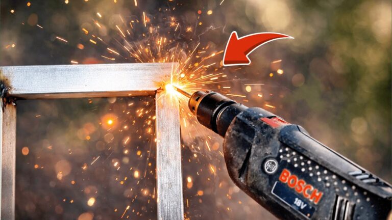 1 Trick macht deinen Bohrer zum starken Metal-Schweißer – So einfach, dass Millionen es nicht wissen!