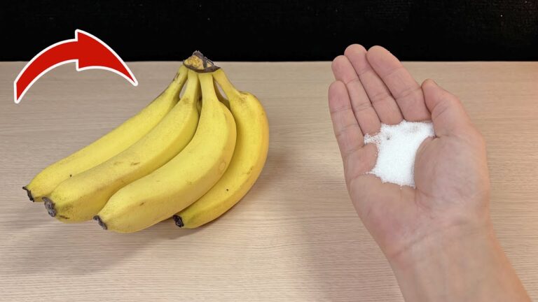 5 geniale Tipps, damit Bananen ein ganzes Jahr lang frisch bleiben! 🍌✨