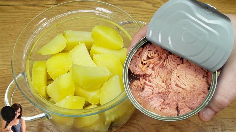 5 köstliche Rezepte mit Kartoffeln und Thunfisch für jeden Tag🍽️