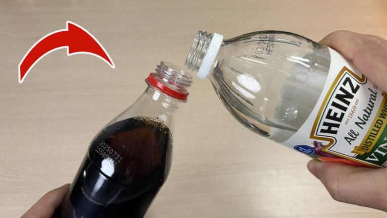 3 geniale Verwendungen für Cola und Essig, die du nach 30 Jahren lernen musst!