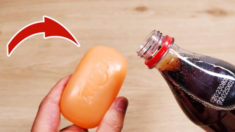 3 überraschende Ergebnisse mit Cola und Seife, die du unbedingt ausprobieren musst!