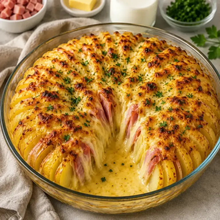 Kartoffelgratin mit Schinken und ultra-cremigem Käse