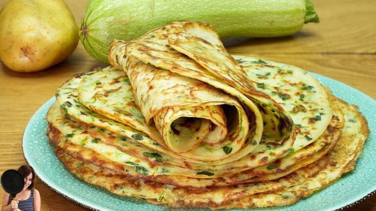 Einfach 1 Zucchini und 1 Kartoffel reiben – so schnell und lecker!