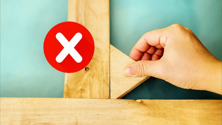 5 häufige Fehler in der Holzverbindung und wie du sie vermeidest!