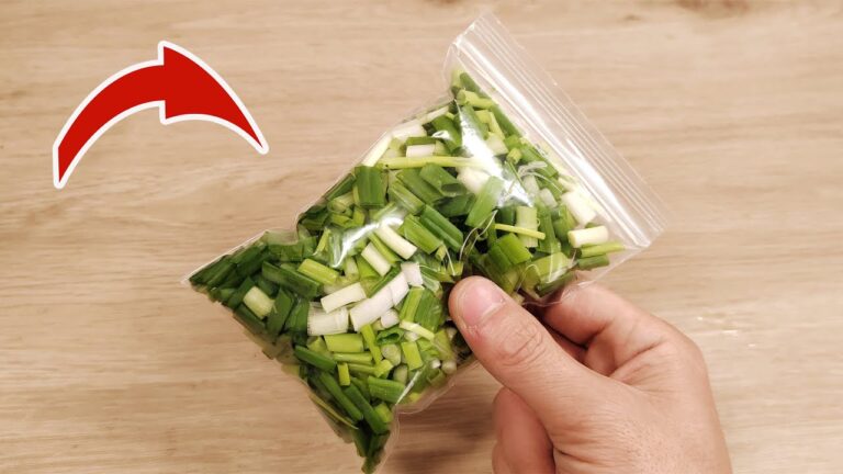 Frische Frühlingszwiebeln 1 Jahr lang lagern – So bleibt der Geschmack erhalten!