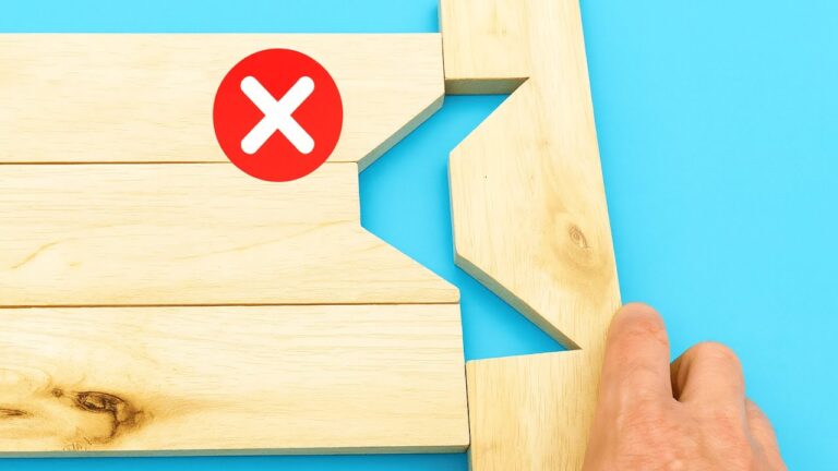 Die 5 schlimmsten Holzverbindungen im Tischlerhandwerk und was du vermeiden solltest