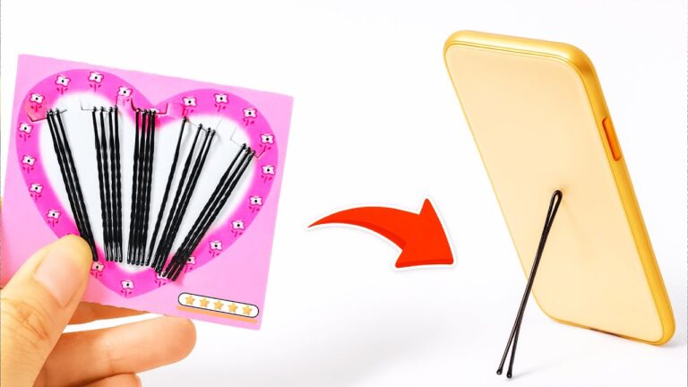 5 geniale Ideen: So verwandelst du eine Haarnadel in einen praktischen Handy-Ständer!