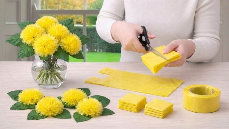 10 kreative Blumen-Deko-Ideen aus Plastiktüten, die dein Zuhause verschönern!