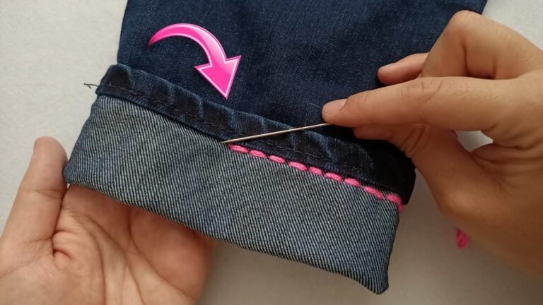5 geniale Tipps für das Säumen von Jeans ohne den Originalsaum zu beschädigen!