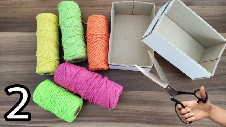 2 kreative DIY-Projekte mit Kartons: So bastelst du tolle Körbe selbst!