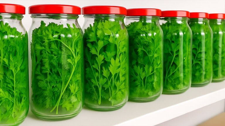 Frische Petersilie und Frühlingszwiebeln für 1 Jahr – 5 Profi-Tipps entdecken!