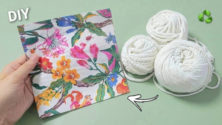 5 geniale DIY-Ideen mit Papierservietten, die du sofort nachmachen kannst!