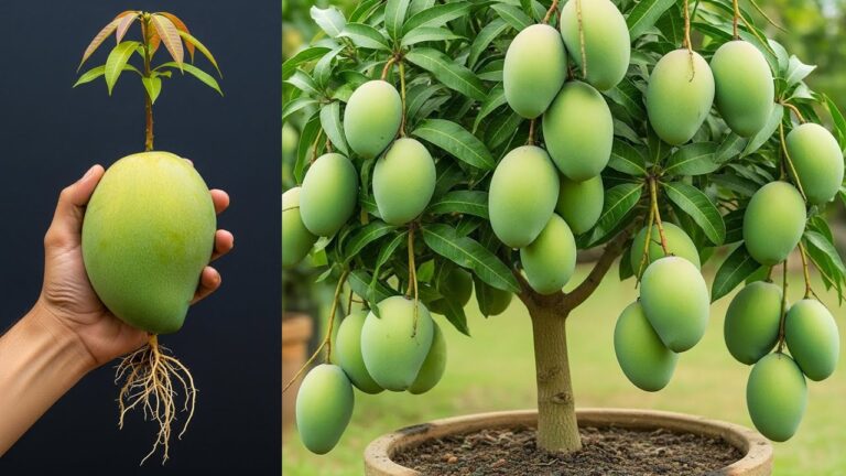 4 geniale Tricks, um einen Mangobaum im Topf optimal zu ziehen!
