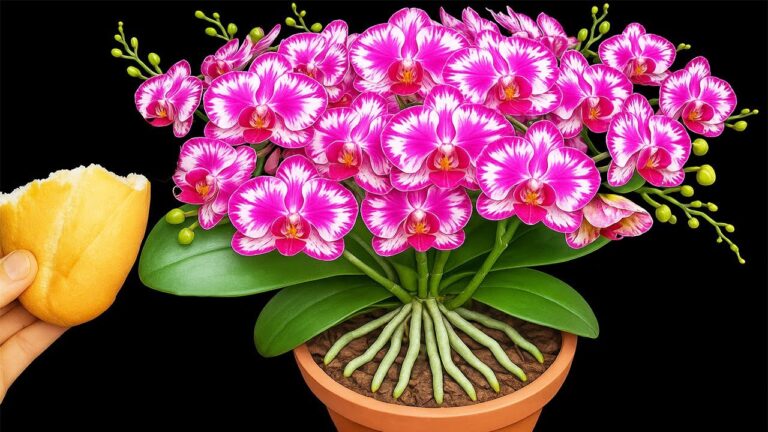 Orchideen-Pflanzenpflege: 5 Tipps für magische Blüten mit einfachem Brot-Trick