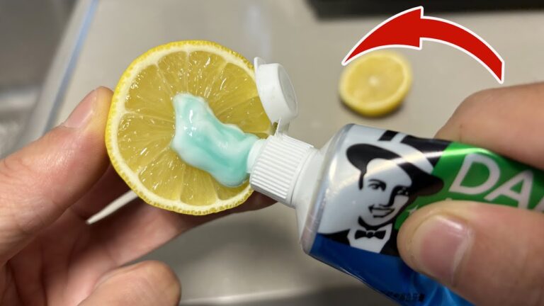 Zahnpasta und Zitrone: 5 geniale Hacks für deinen Alltag entdecken!