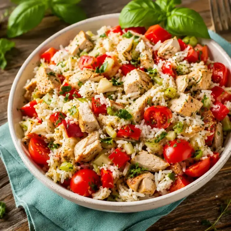 Reissalat mit Hähnchen: So gelingt ein frischer, gesunder Genuss