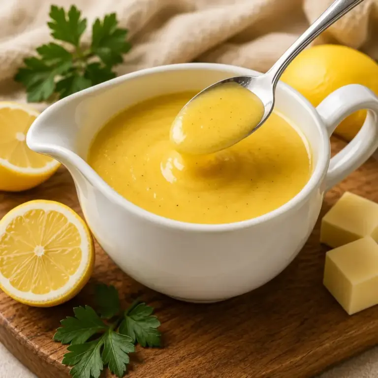 Cremige Zitronensauce selbstgemacht: Das perfekte Dressing für Fisch und Gemüse