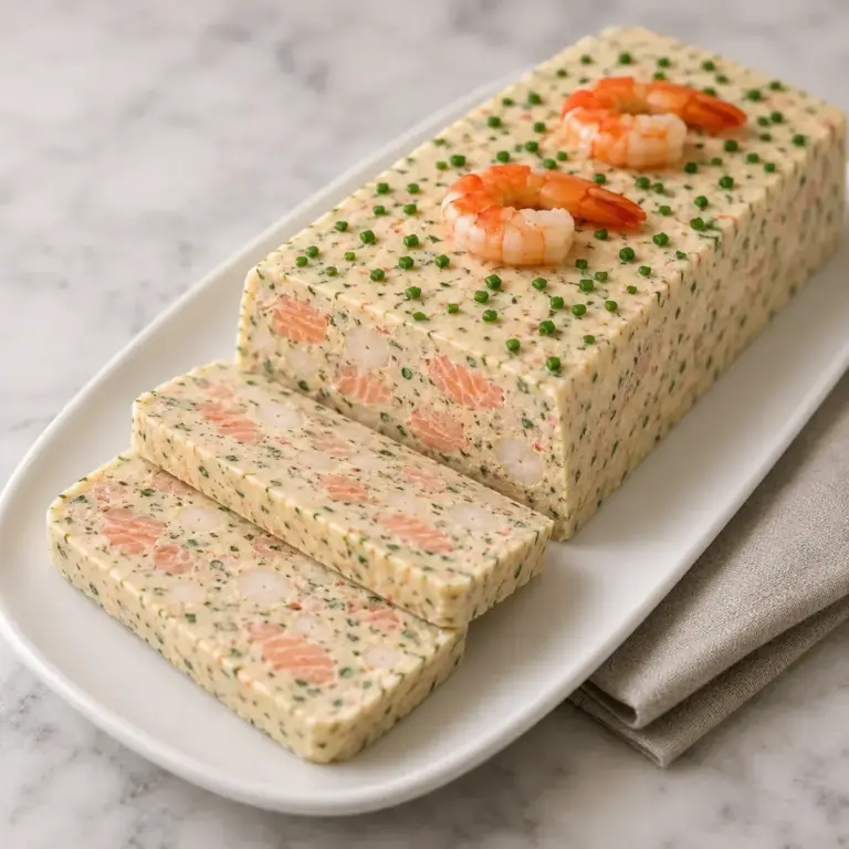 Lachs-Terrine mit Garnelen und Jakobsmuscheln: Der Genuss für besondere Anlässe