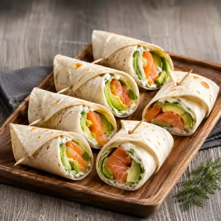 Wraps mit Lachs und Avocado: frisch, cremig und in wenigen Minuten bereit