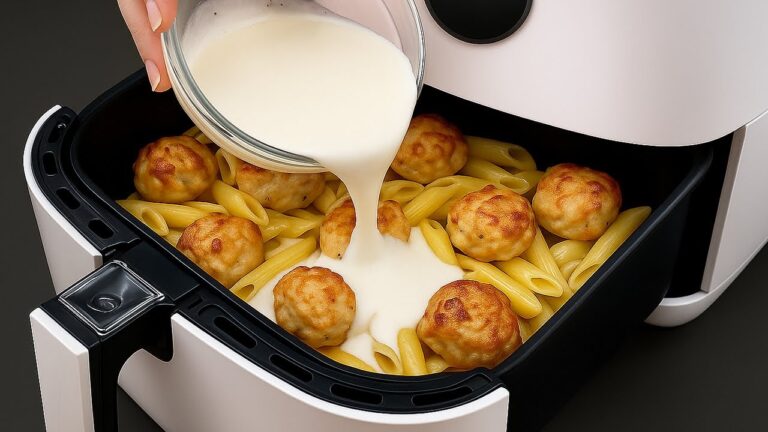 10 Tipps für die perfekte Pasta und Fleischbällchen in der Heißluftfritteuse entdecken!