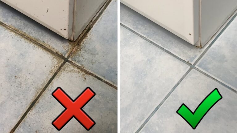 So reinigst du Fliesenböden mit Essig und Spülmittel 💥 Tolles Ergebnis