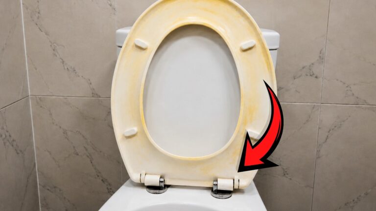 Statt gelbe Flecken am WC Sitz zu schrubben, mach DAS – dann kommen sie kaum noch zurück