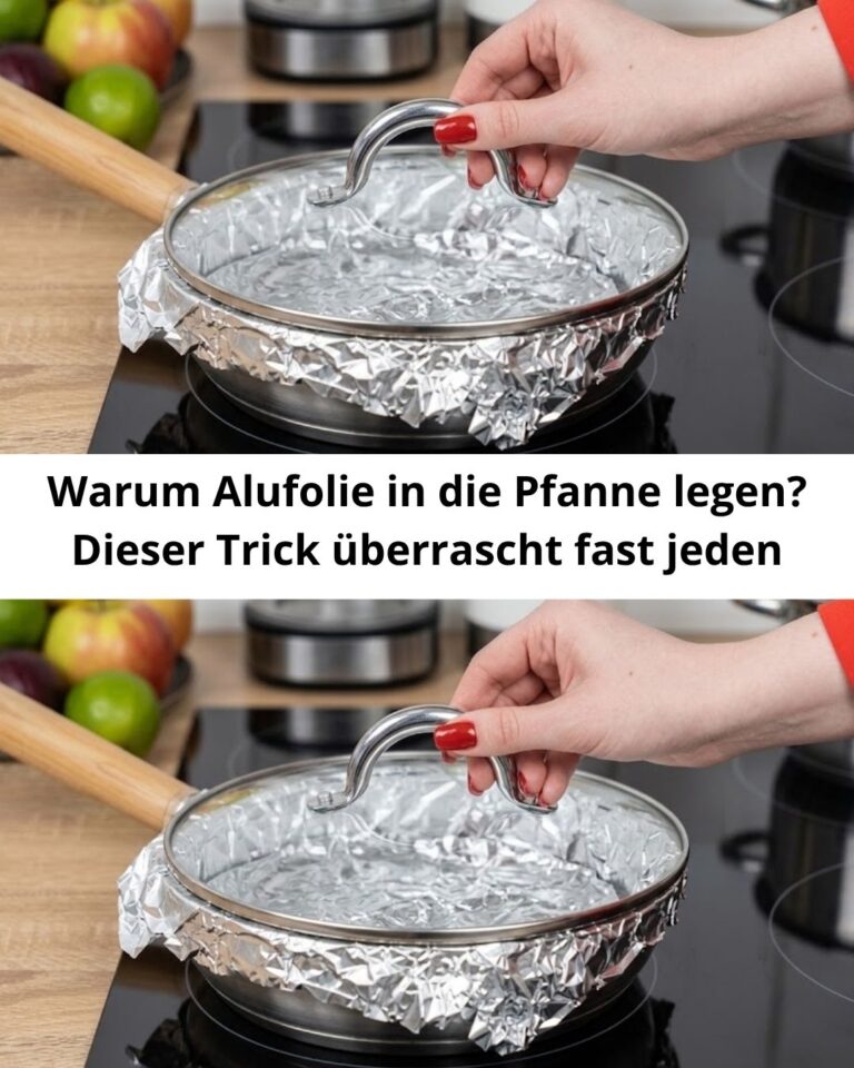 Warum Alufolie in die Pfanne legen? Dieser Trick überrascht fast jeden