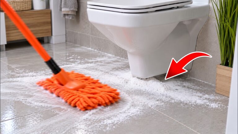 I Cleaned Around My Toilet With THIS Mixture. Yellowish Stains and Bad Odors ELIMINATED