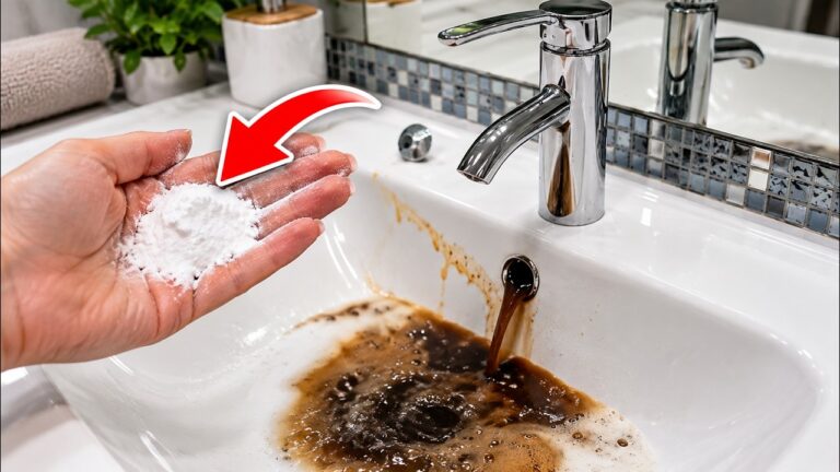 Schau, was passiert, wenn ich diesen Schaum in meinen Abfluss drücke