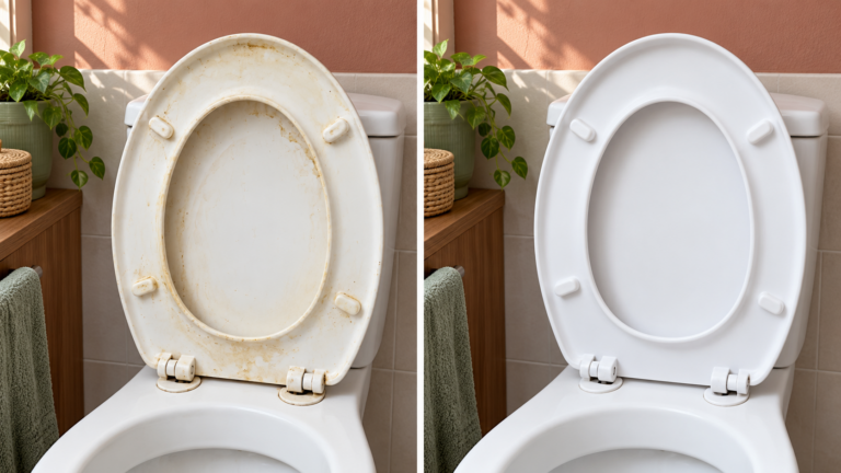 Eine weißere Toilette: der Badezimmertipp zum Entdecken